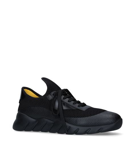 fendi monster eyes runner sneakers black uk 8|Mens Fendi black Monster Eyes Runner Sneakers .